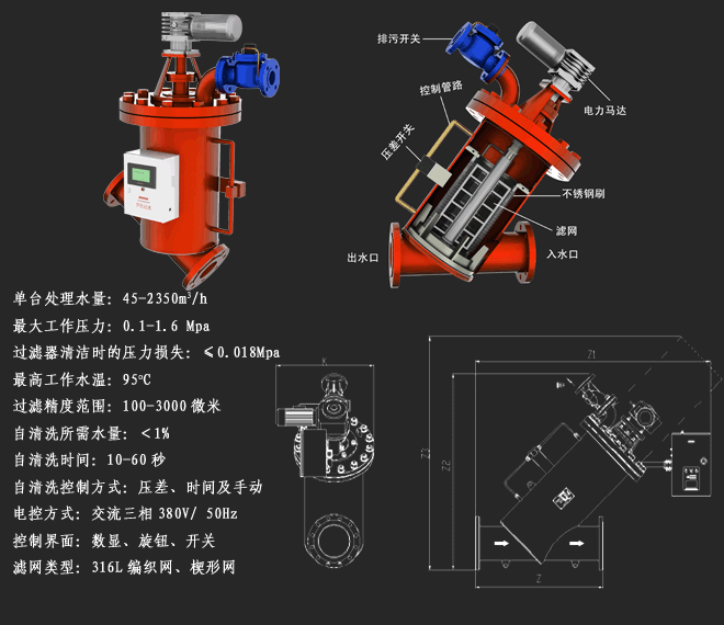 对抗污水处理多亏了全自动过滤器设备的帮助